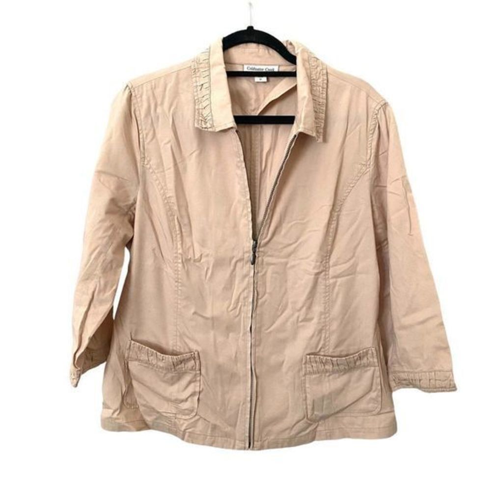 COLDWATER CREEK Zippered Light Jacket‎